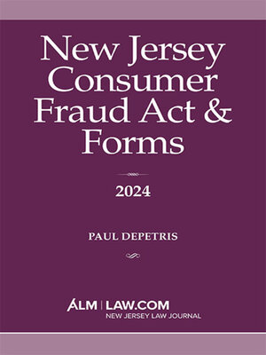 cover image of New Jersey Consumer Fraud Act & Forms
